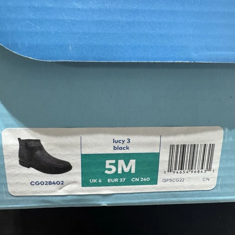 Stride Rite Girls Lucy 3 Boots Black Size 5 M Big Kid